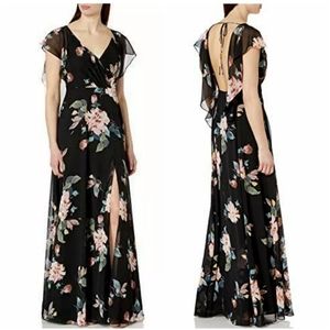 NWT Jenny Yoo Floral Maxi Gown Sz 6